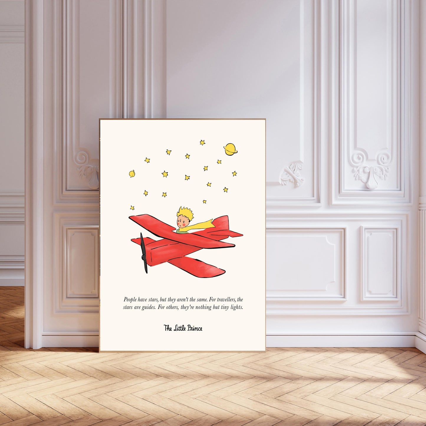 The Little Prince French Edition Book Cover Print