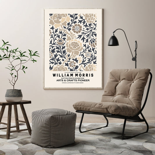 William Morris Cream Art Print