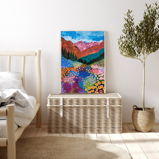 Landscape Mountains Art Print