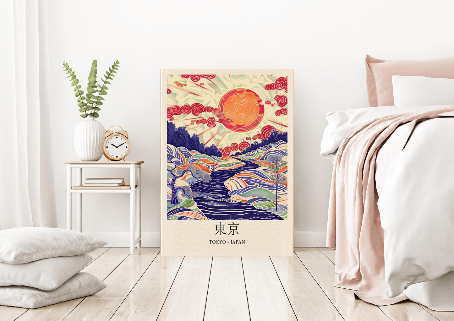 Japanese Art Print, Mountain Art Print