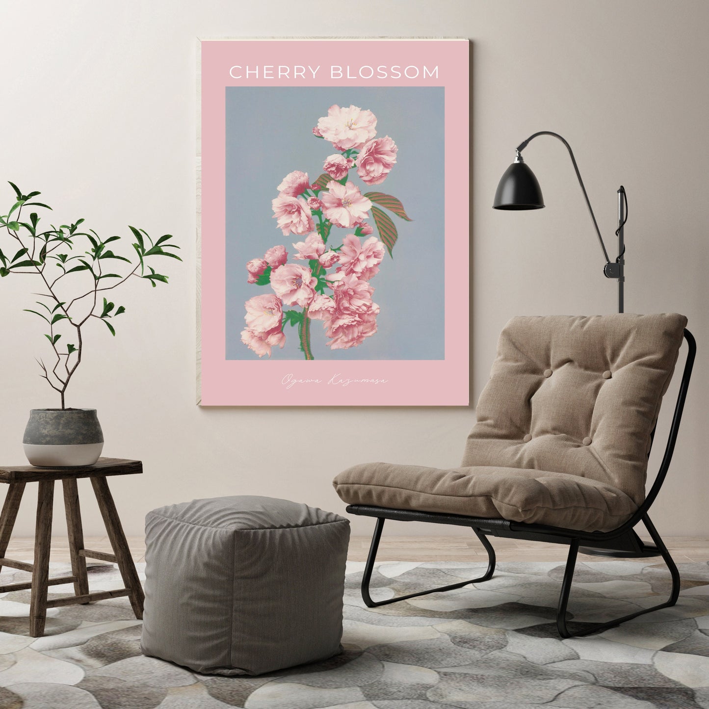 Japanese Flower Art Print