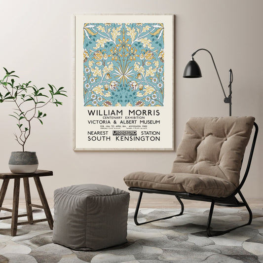 William Morris Blue Art Print