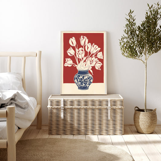 Floral Vase Art Print