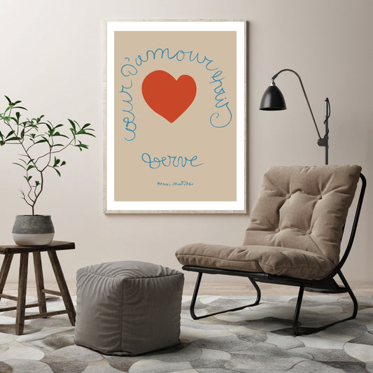 Matisse Heart Art Print