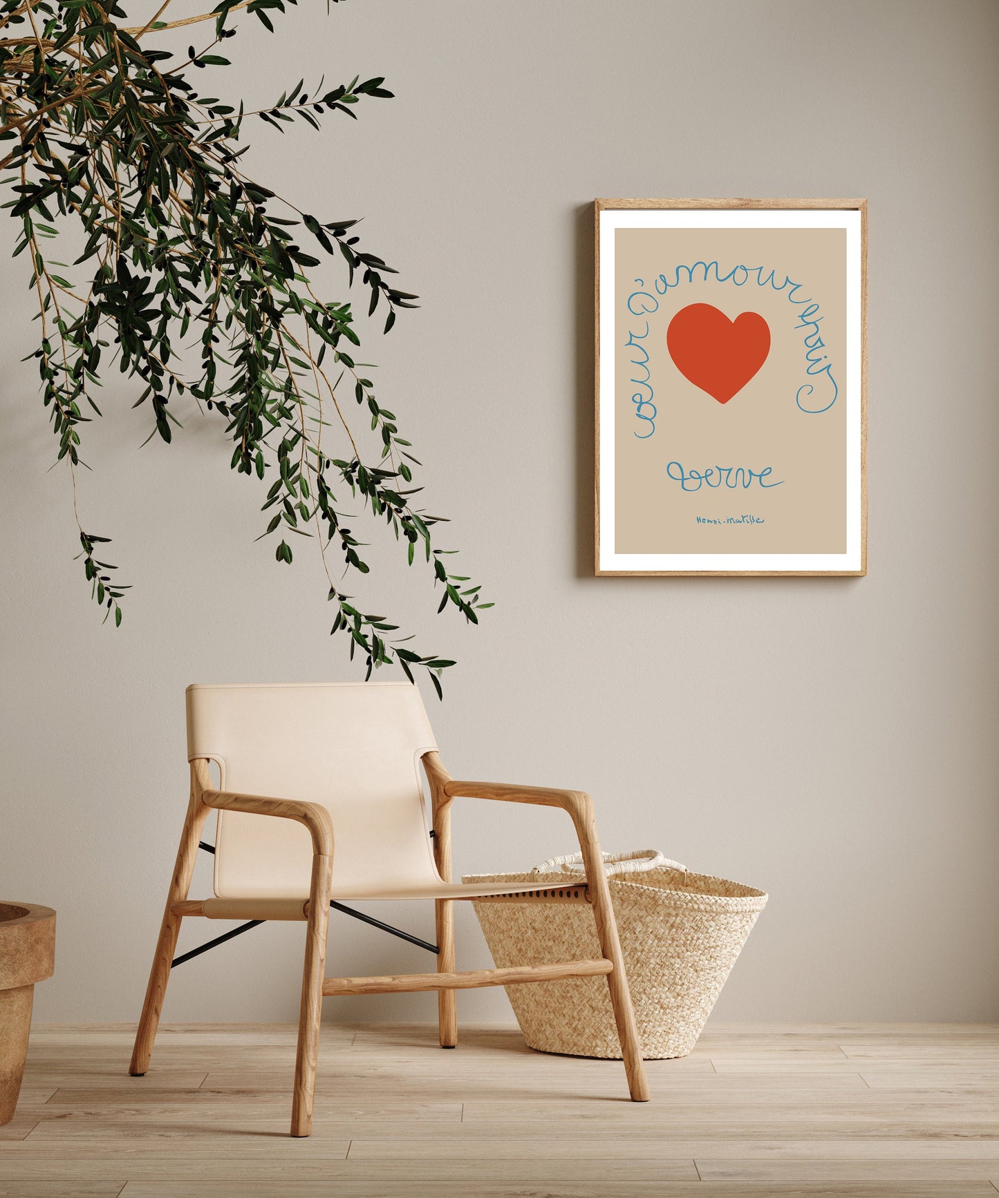 Matisse Heart Art Print