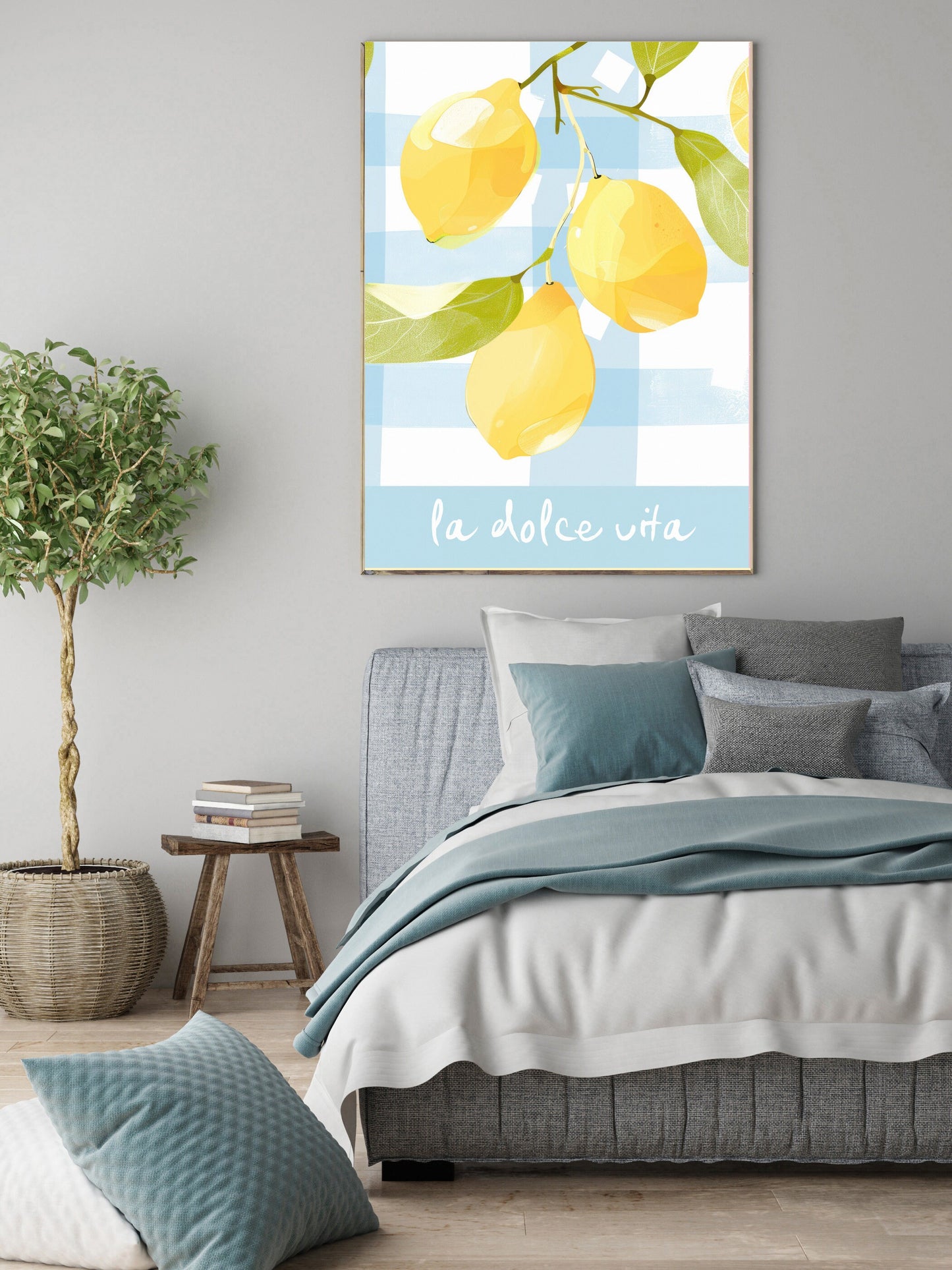 Fruit Market Poster, Lemon