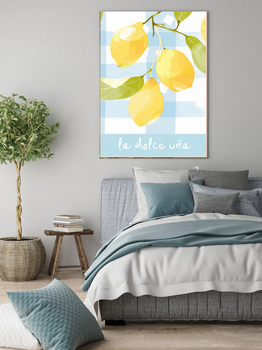 Fruit Market Poster, Lemon