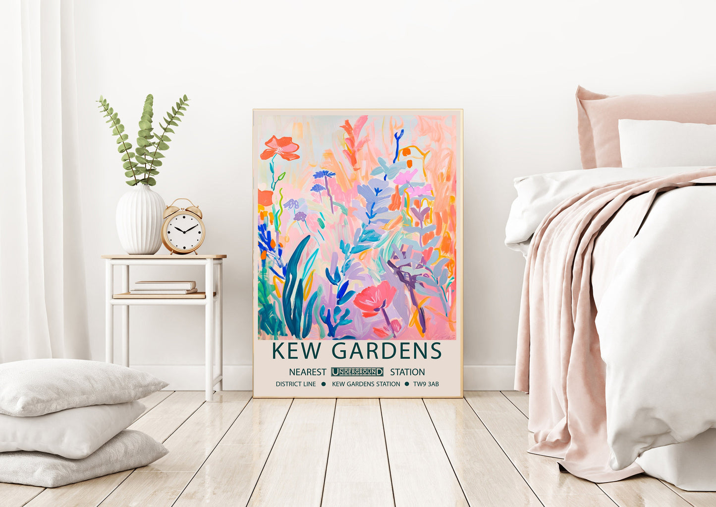 Botanical Flower Market Art Print