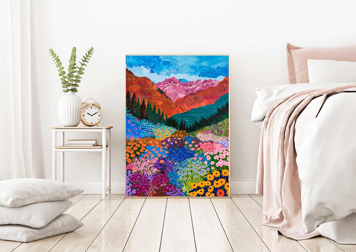 Landscape Mountains Art Print