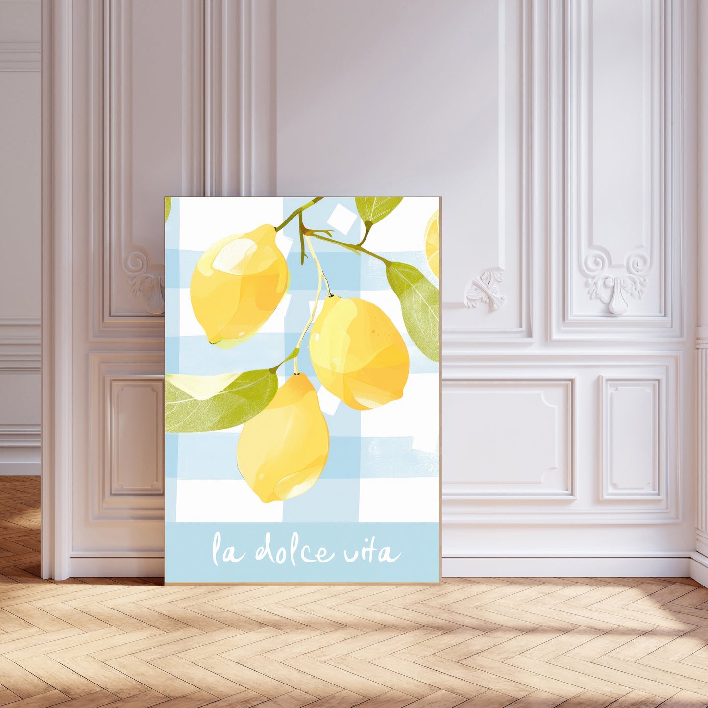 Fruit Market Poster, Lemon