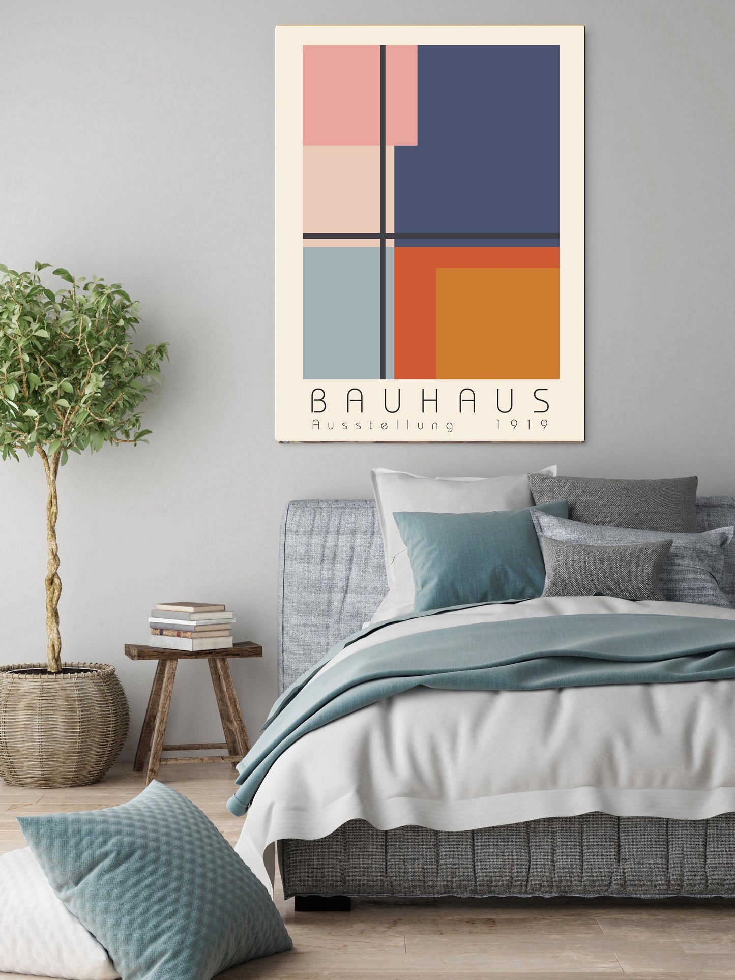 Bauhaus Pastel Art Print