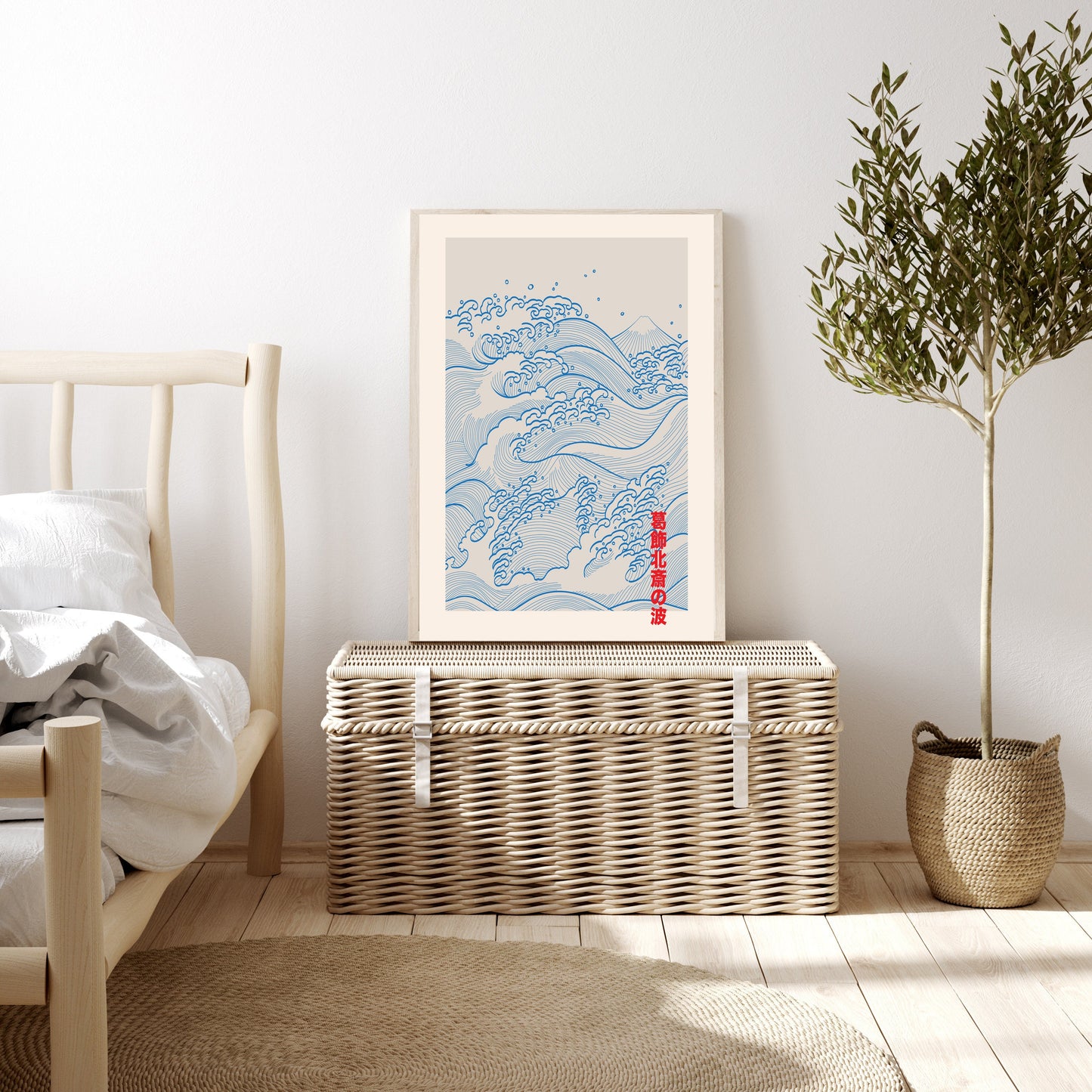 Japanese Art Print, Waves Art Print