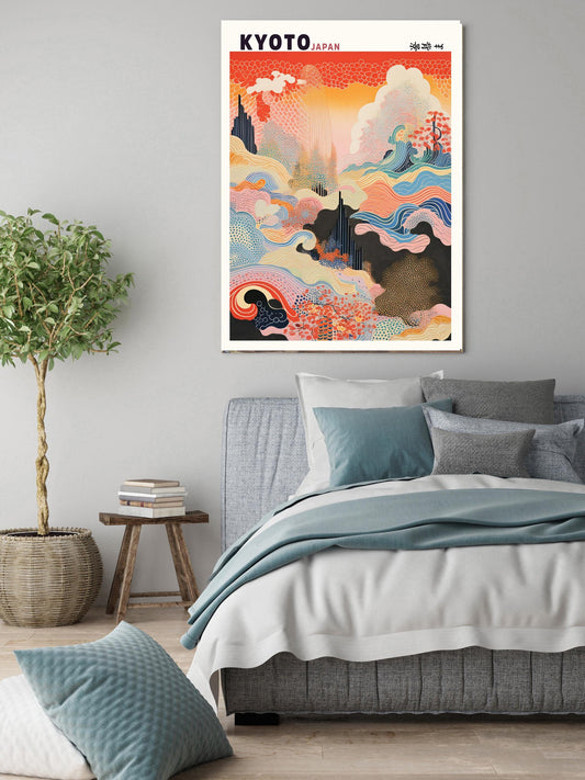 Japanese Mountain Art Print