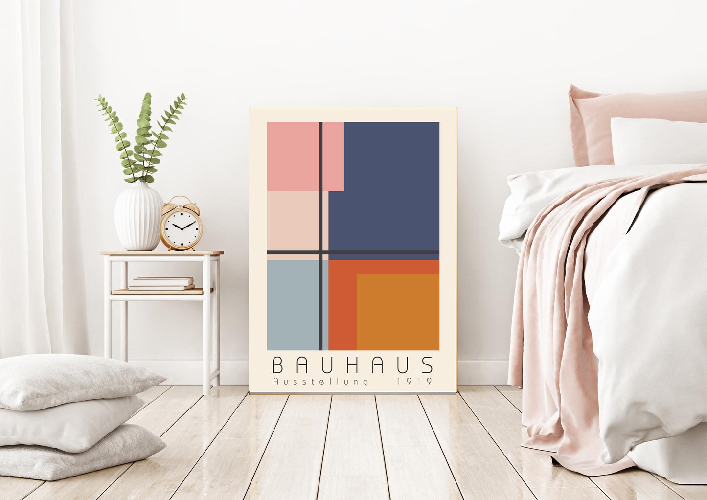 Bauhaus Pastel Art Print