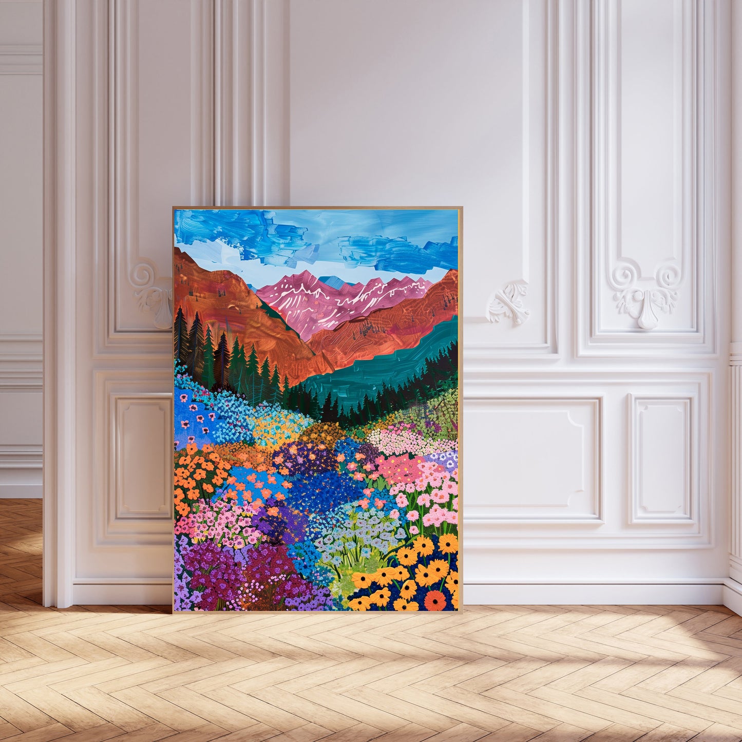 Landscape Mountains Art Print