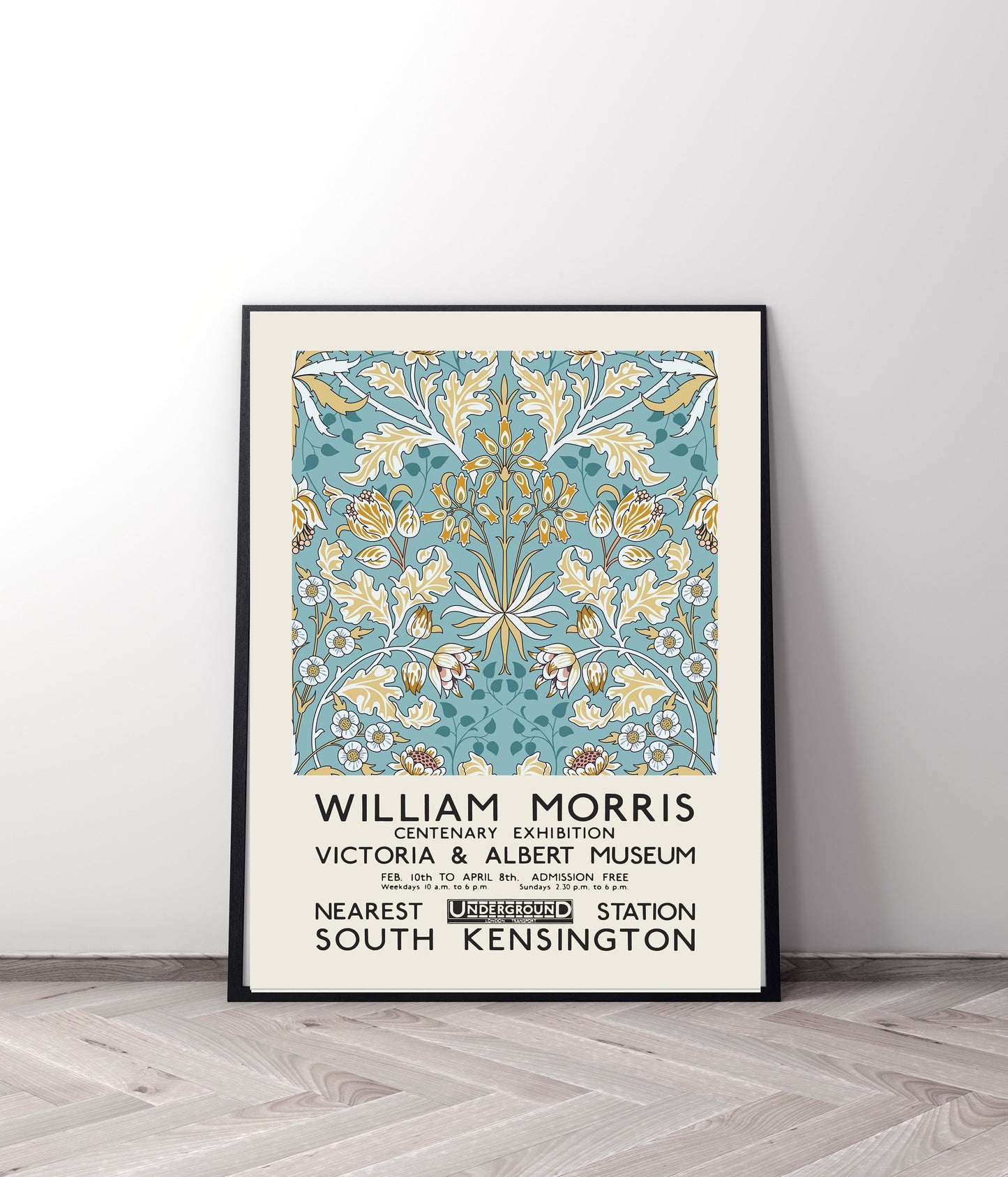 William Morris Blue Art Print