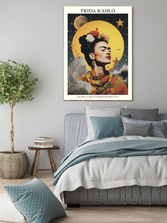 Retro Frida Kahlo Poster