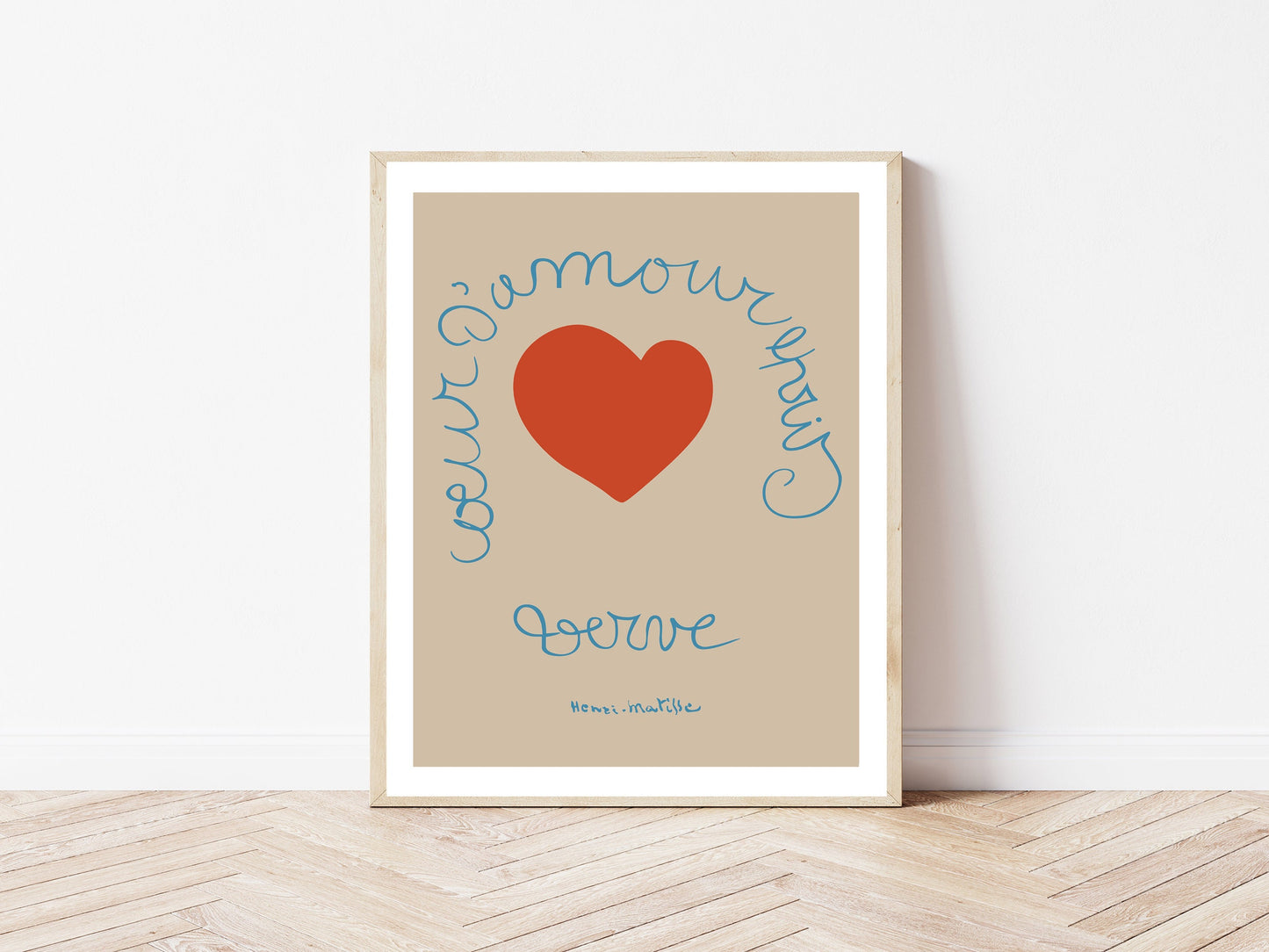 Matisse Heart Art Print