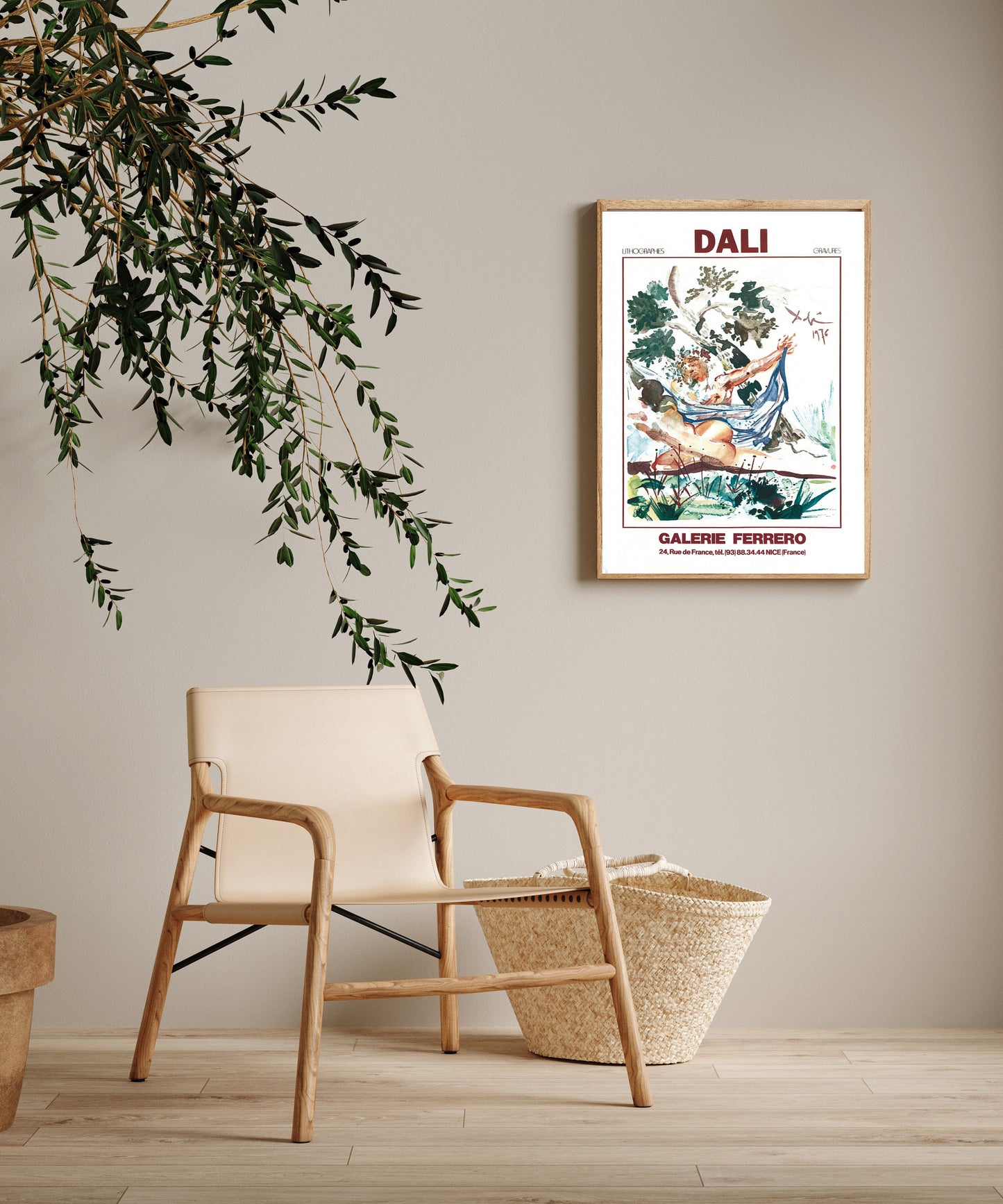 Salvador Dali Flowers Art Print