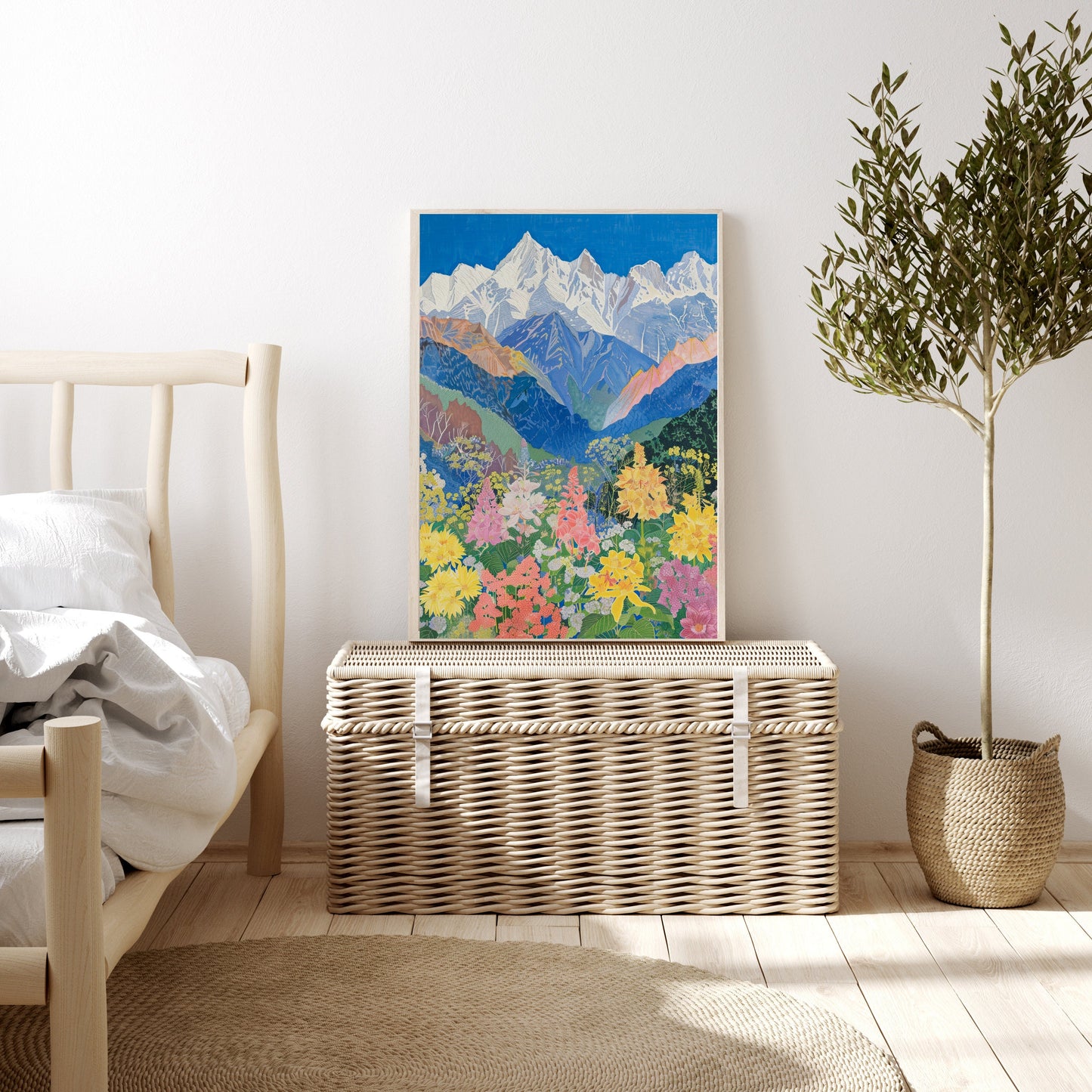 Landscape Mountains Art Print