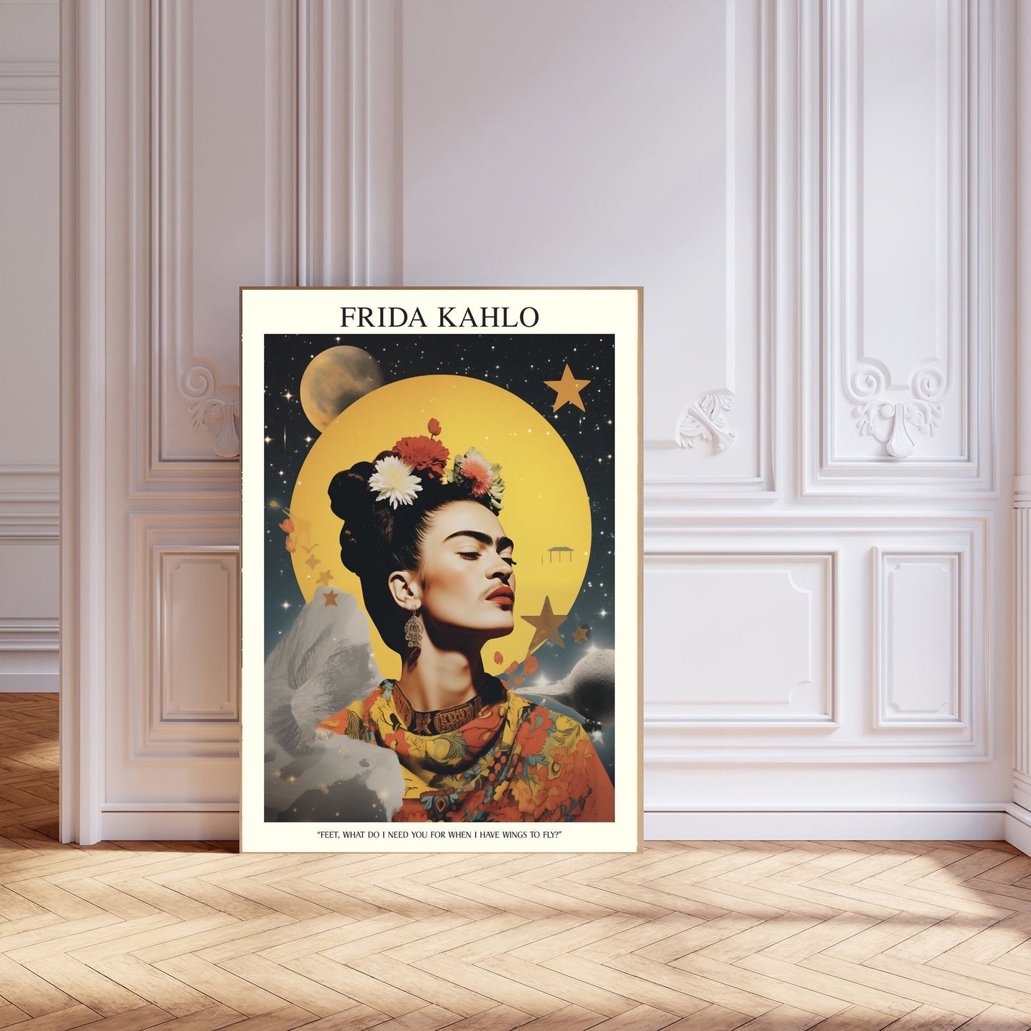 Retro Frida Kahlo Poster