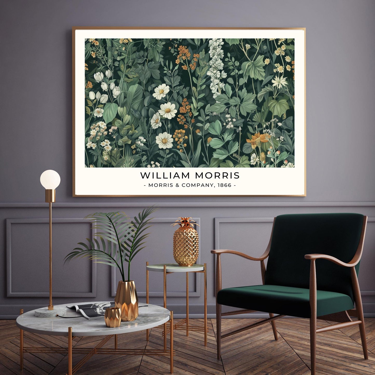 William Morris Green Art Print