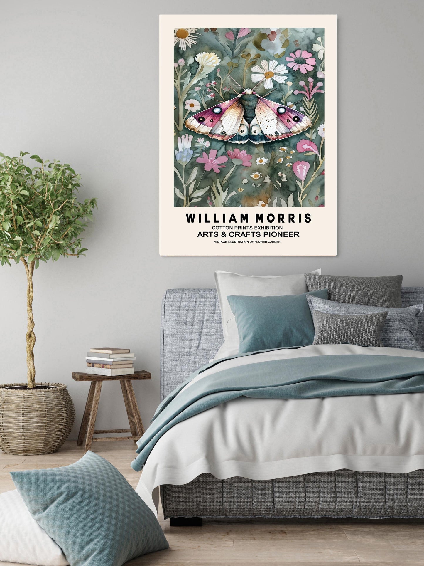 William Morris Butterfly Art Print