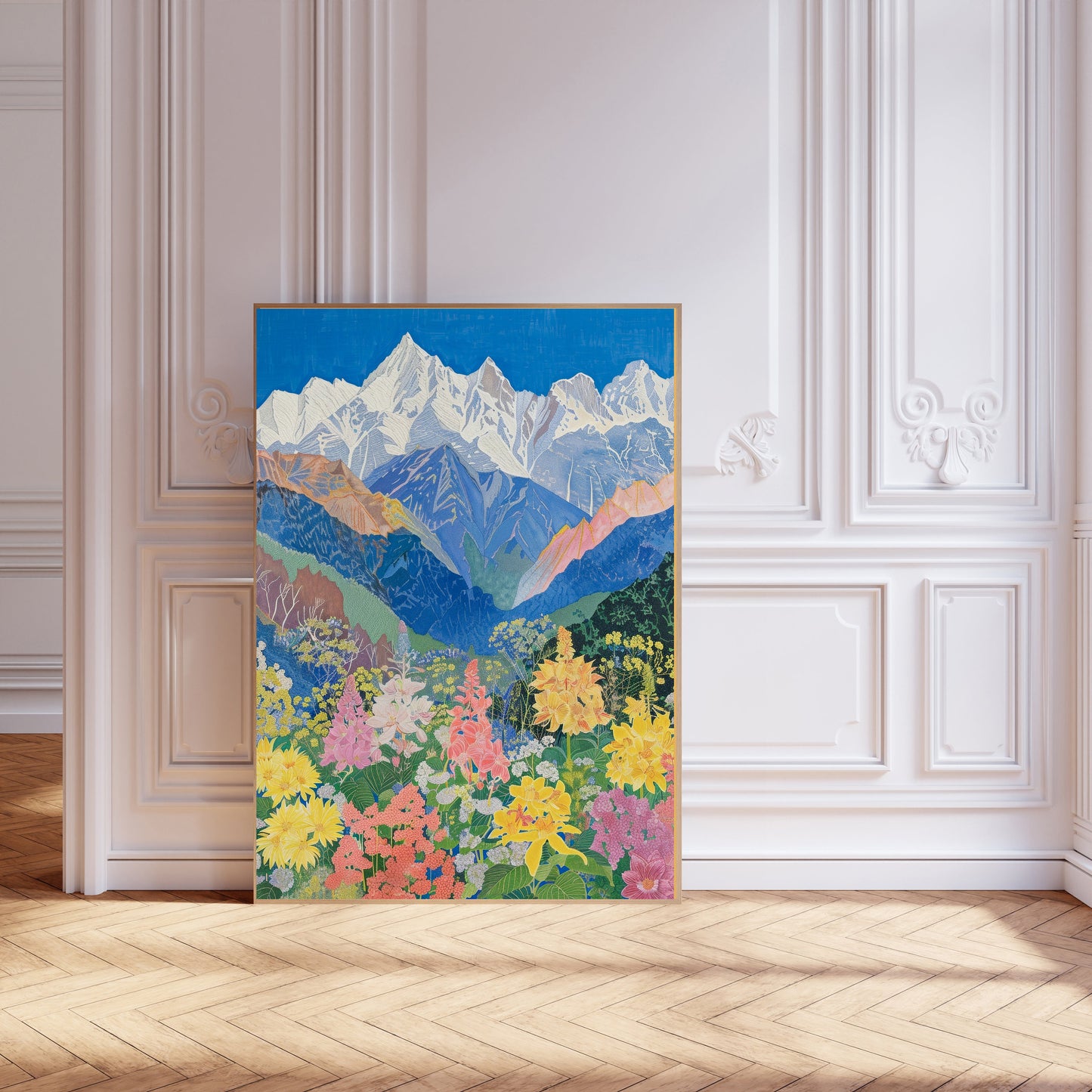 Landscape Mountains Art Print