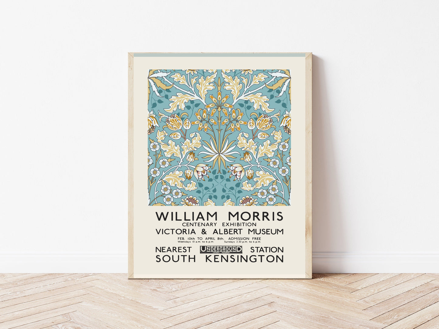 William Morris Blue Art Print