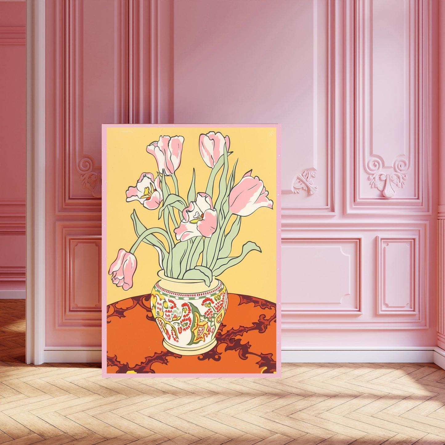 Floral Vase Art Print