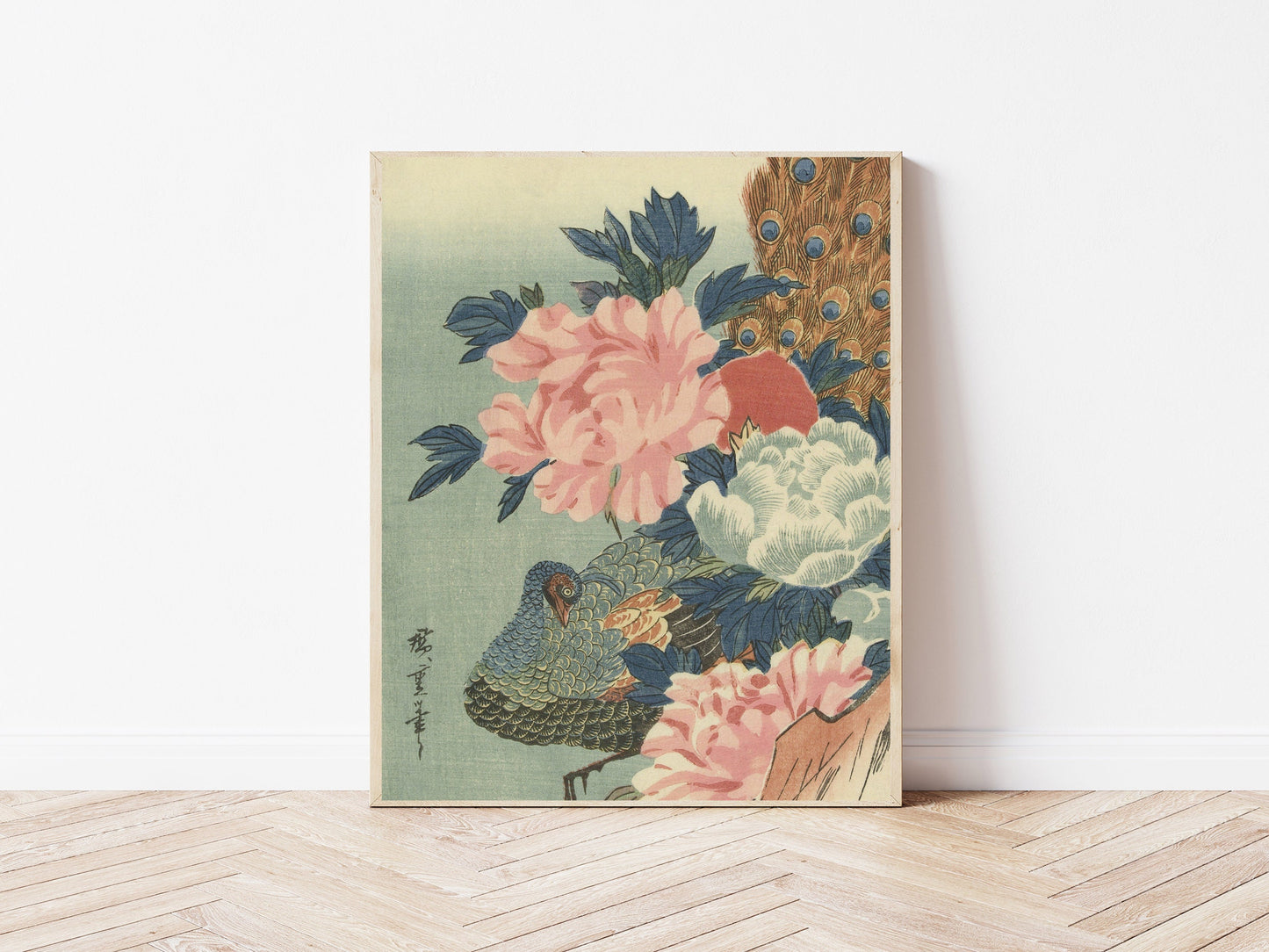 Japanese Floral Art Print