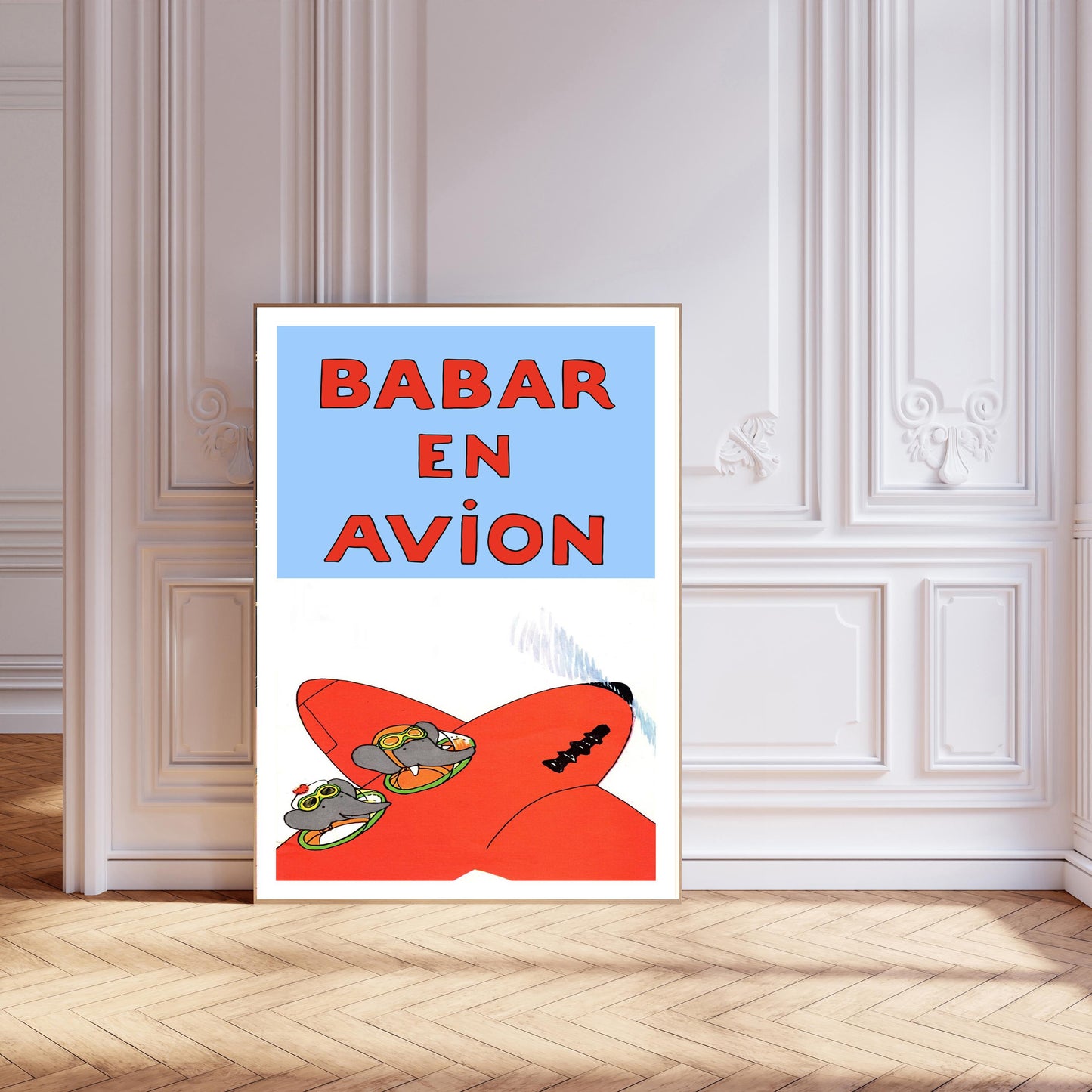 Babar the elephant En Avion nursery