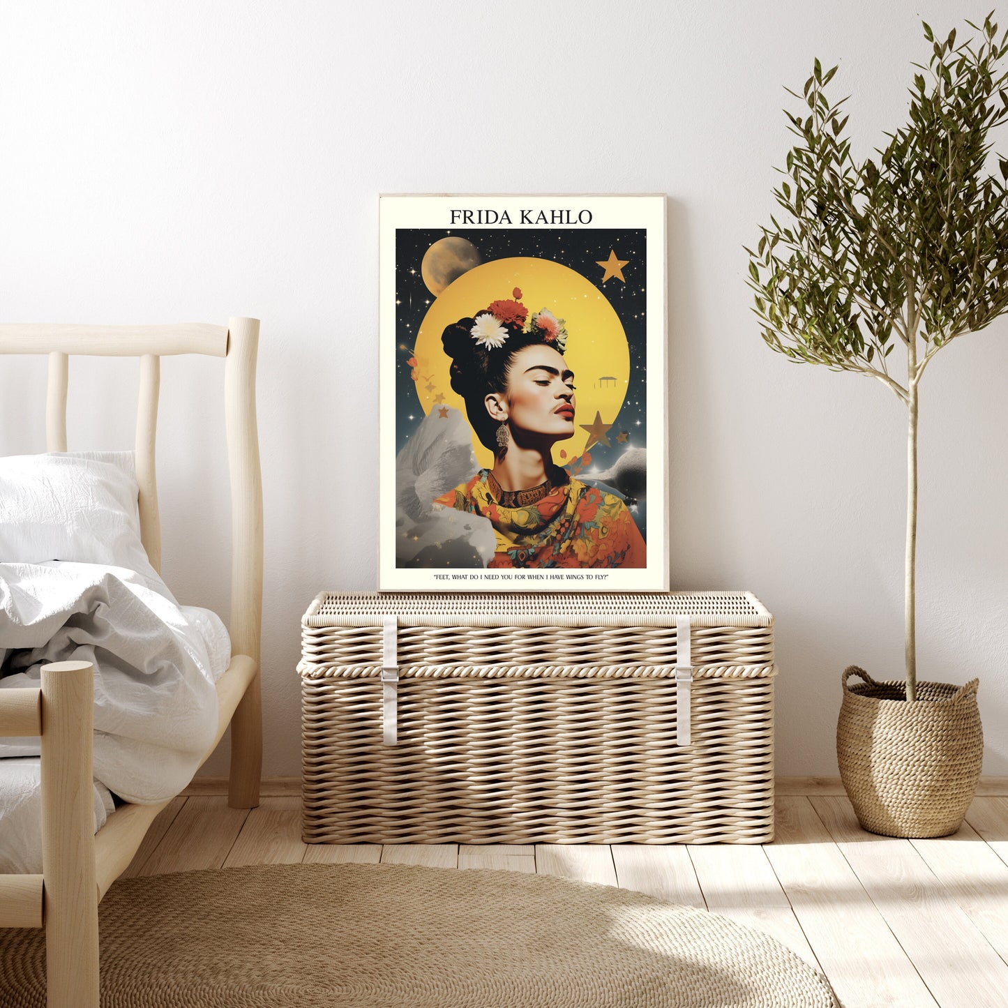 Retro Frida Kahlo Poster