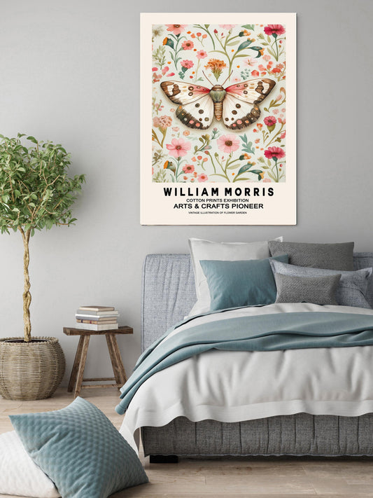 William Morris Butterfly Art Print