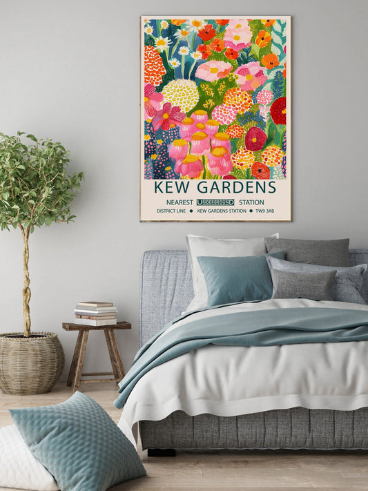 Botanical Flower Market Art Print