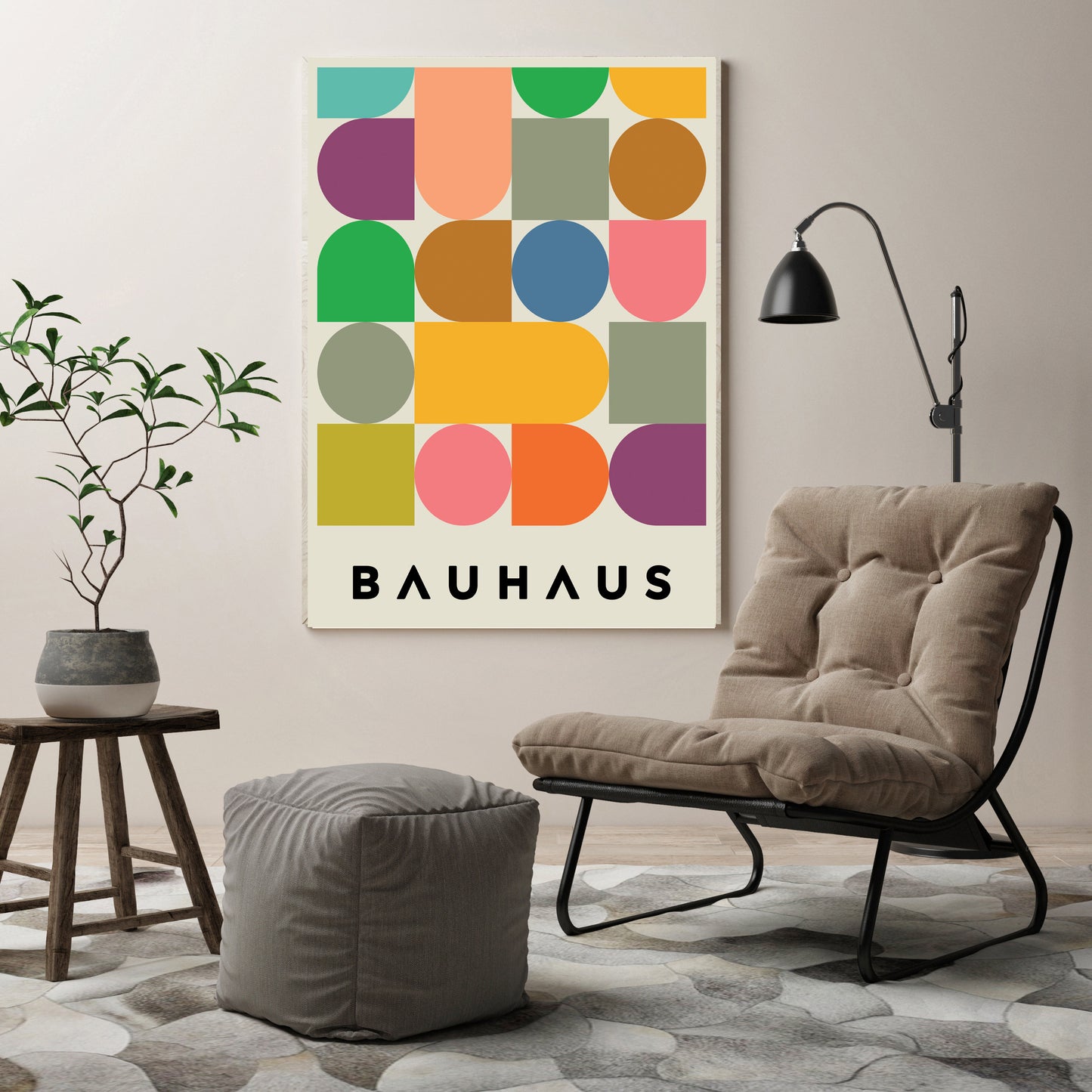 Bauhaus Spot Art Print