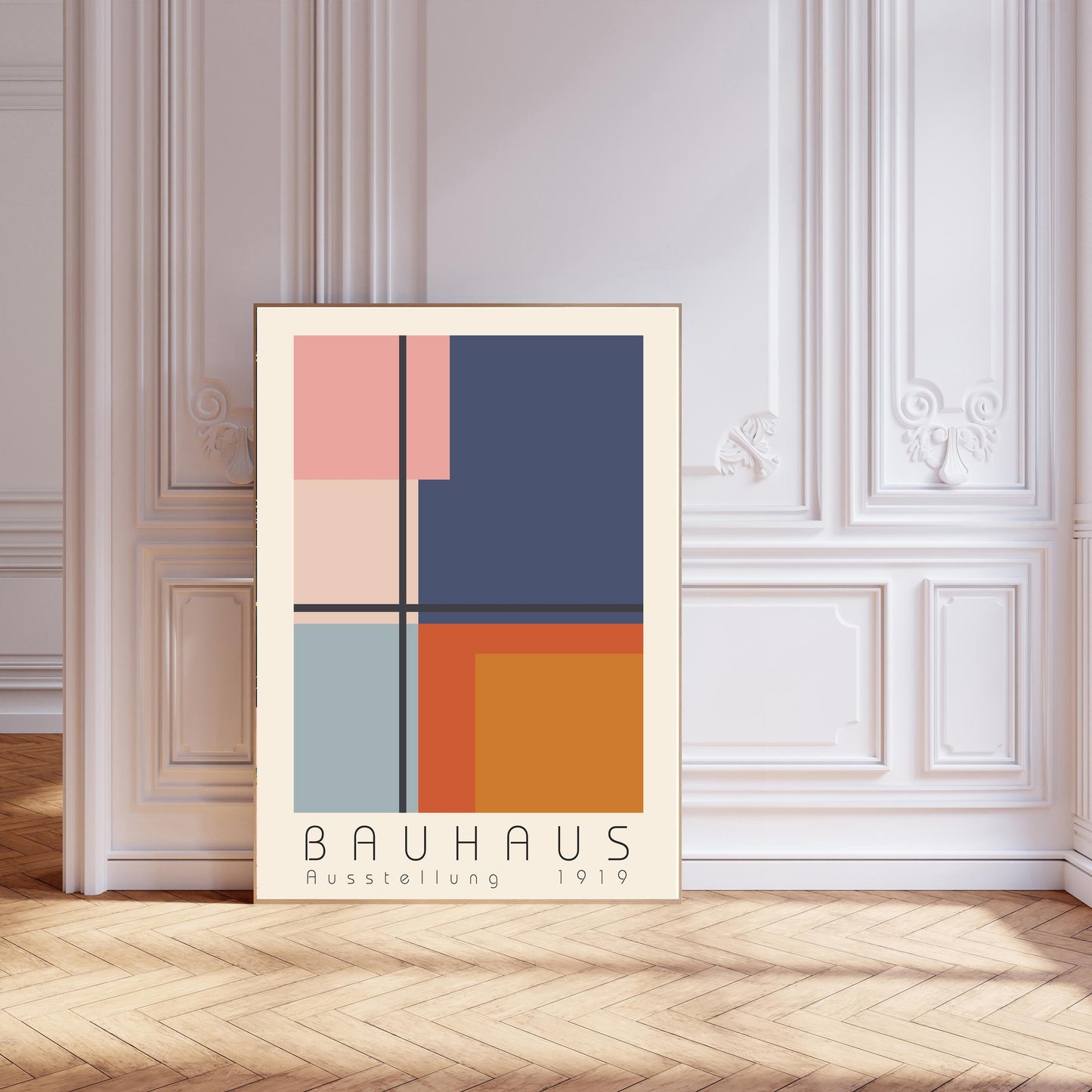 Bauhaus Pastel Art Print