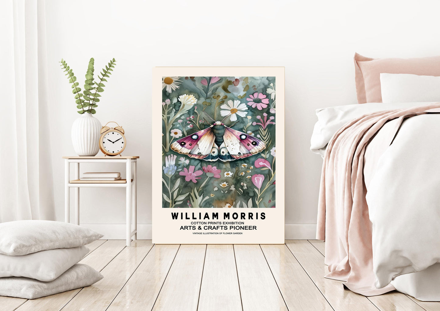 William Morris Butterfly Art Print