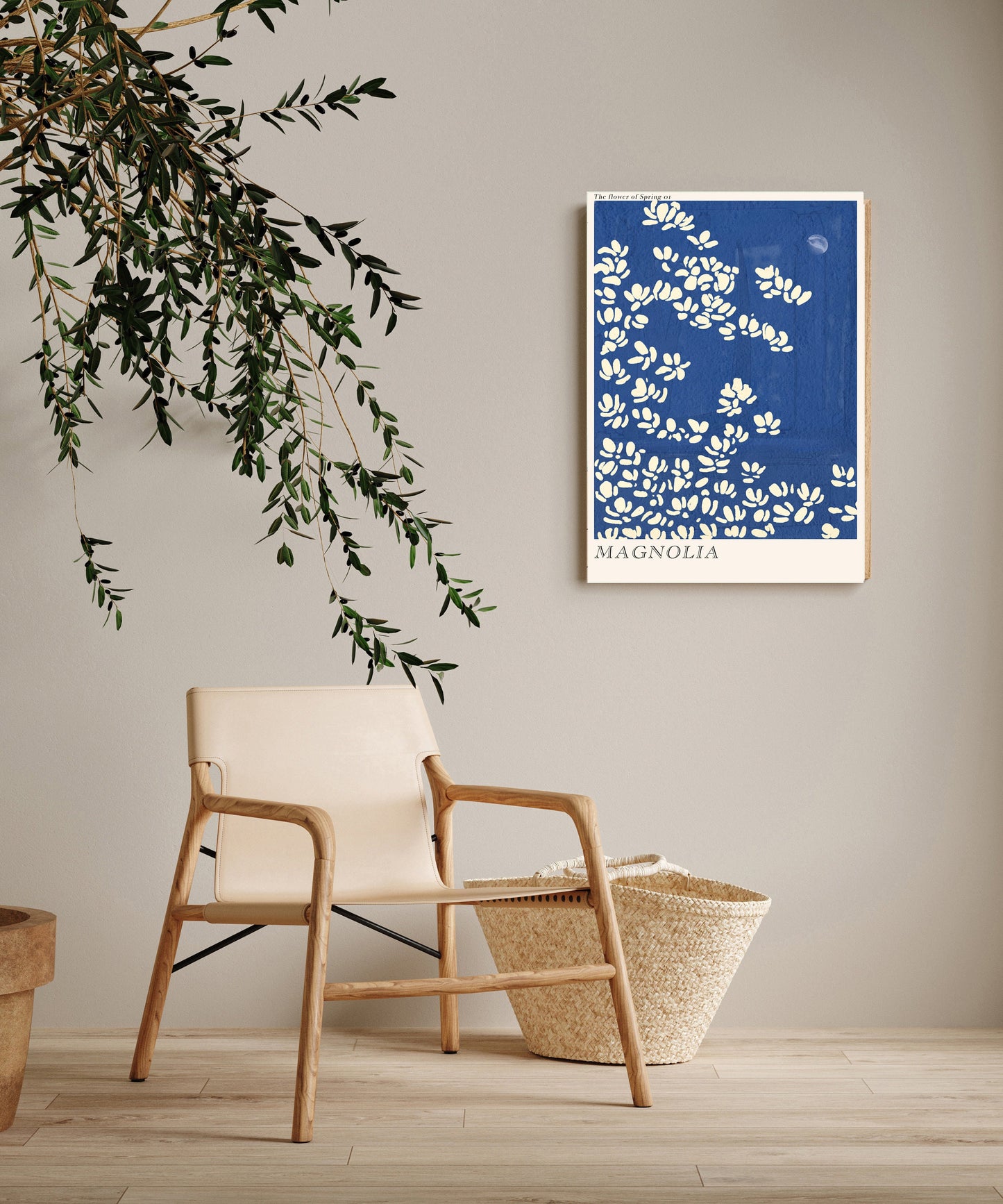 Botanical Magnolia Art Print