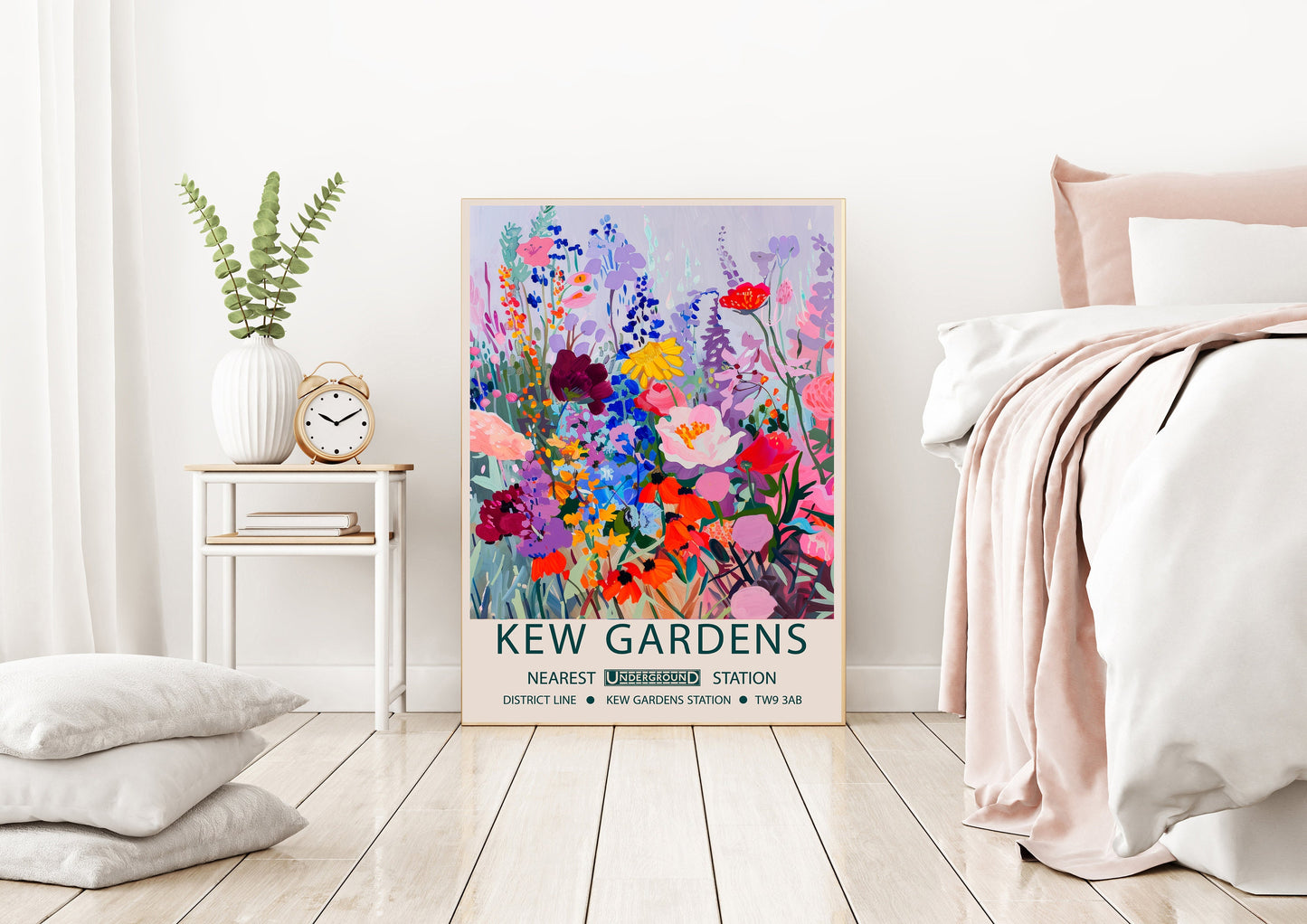 Botanical Flower Market Art Print