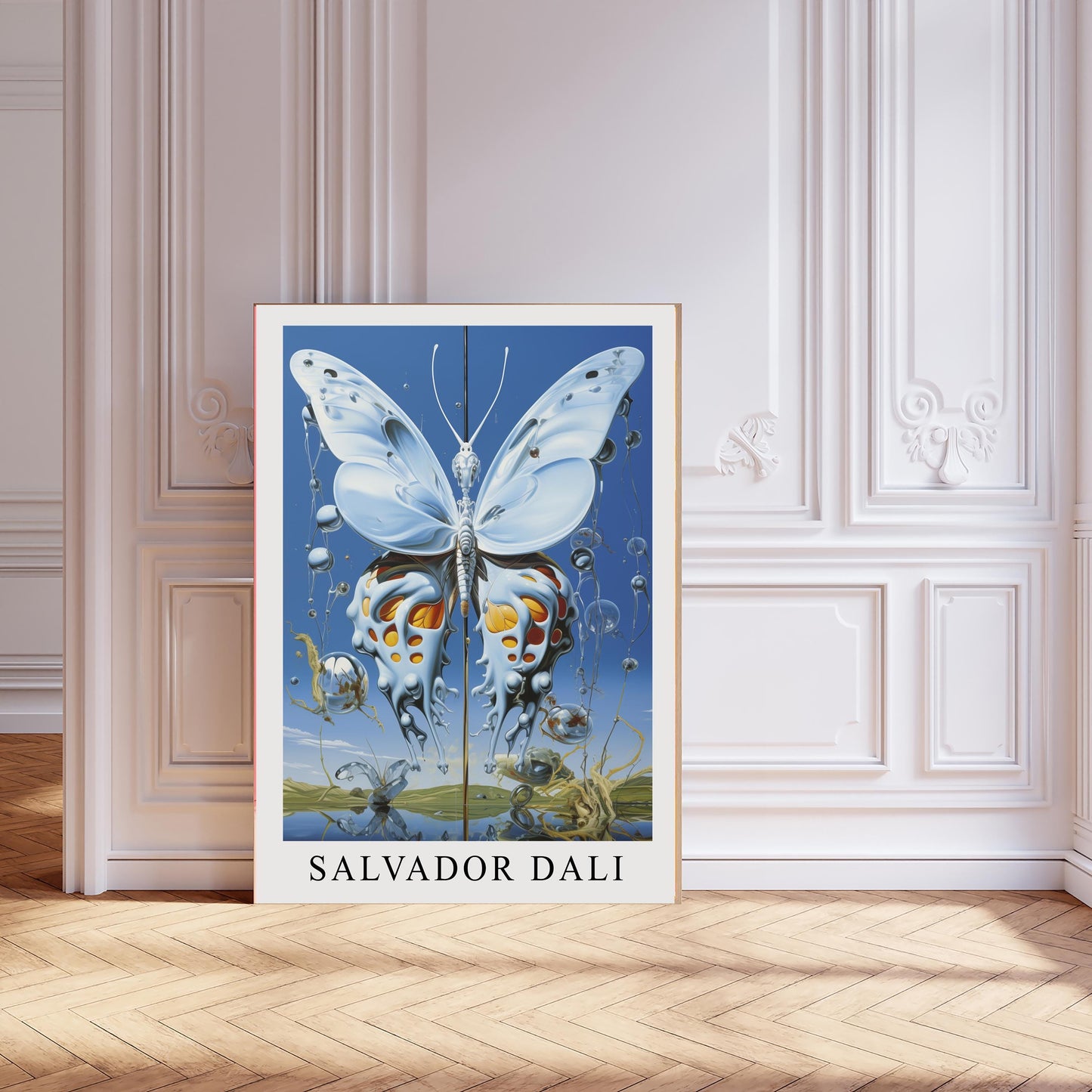 Salvador Dali Butterfly Art Poster