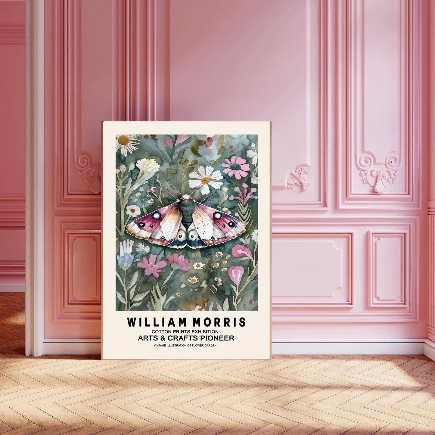 William Morris Butterfly Art Print