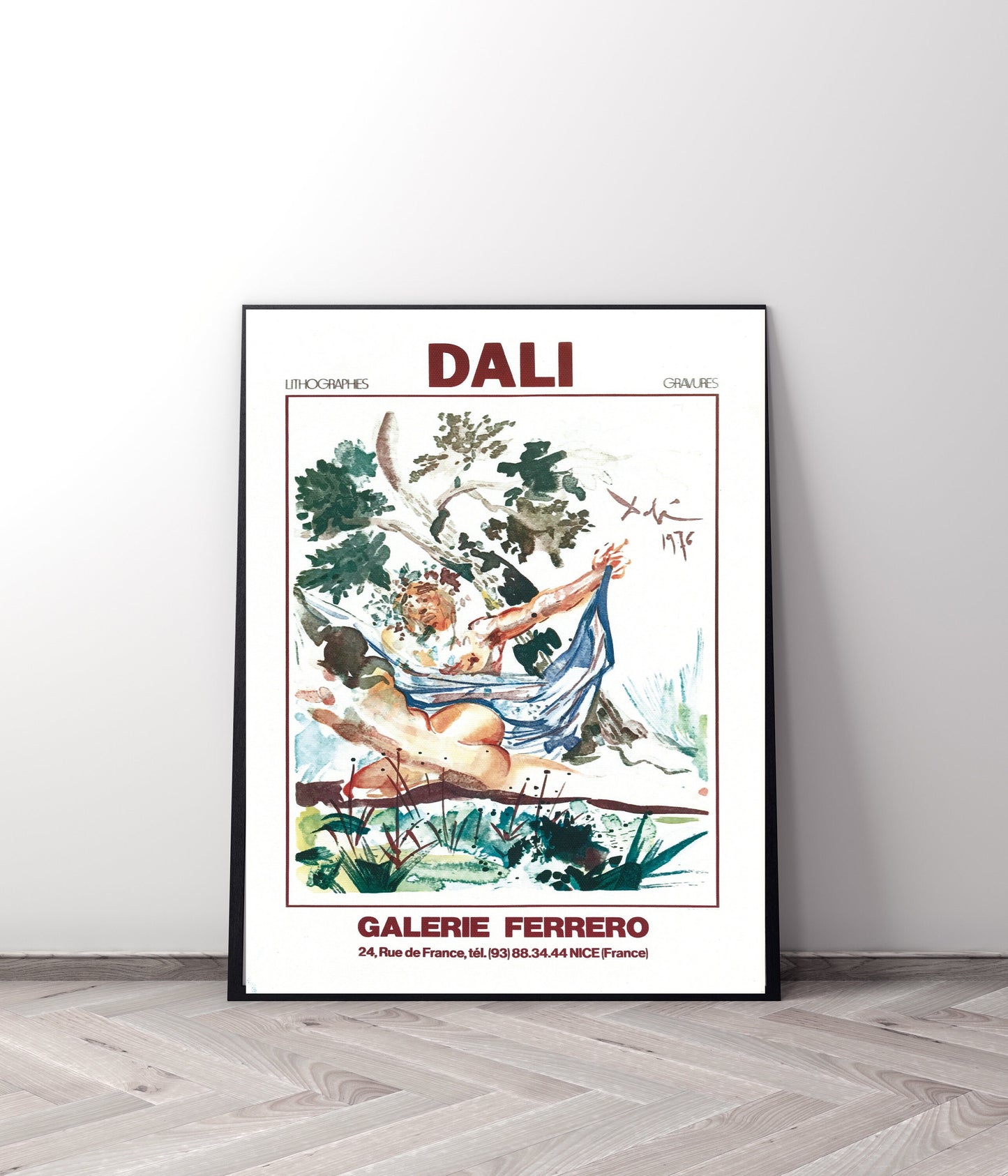 Salvador Dali Flowers Art Print