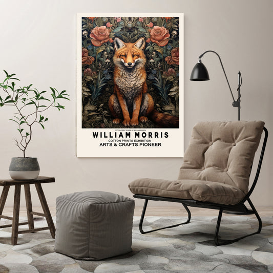 William Morris Fox Art Print