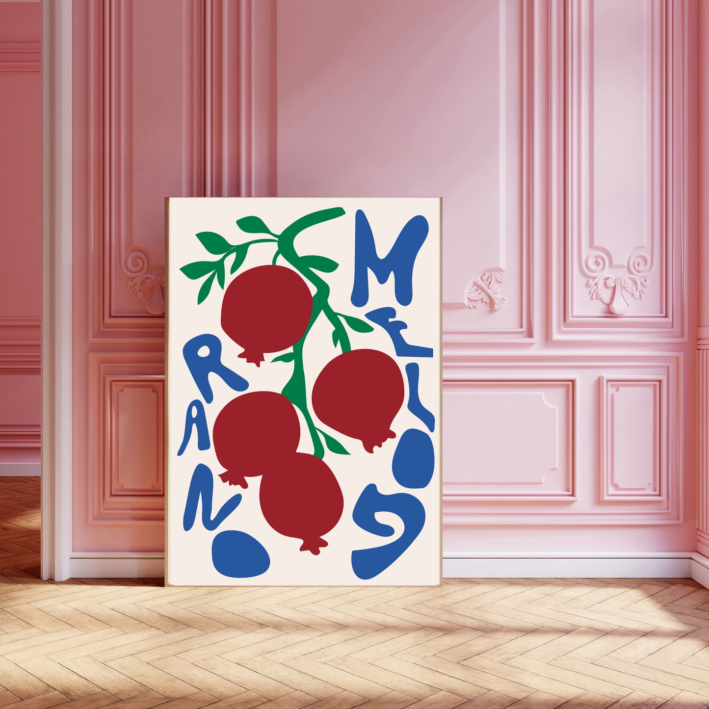 Pomegrante kitchen art print