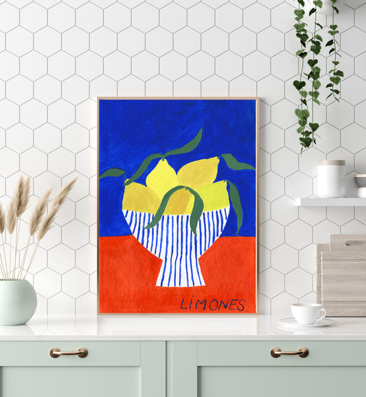 Lemon's kitchen art print