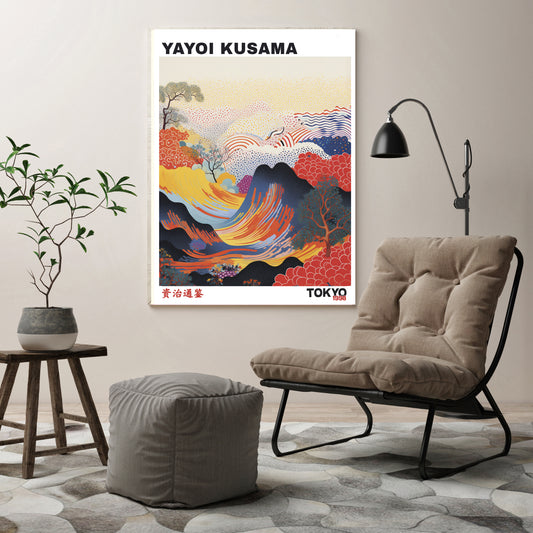 Yayoi Kusuma Flower Inspired Art Print